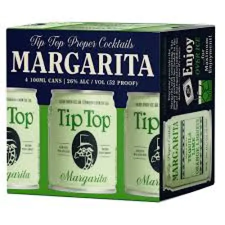 Tip Top Proper Cocktails Margarita 4Pk 100ml