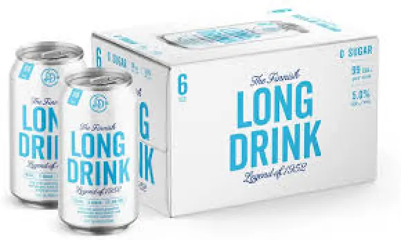 The Finnish Long Drink Zero Sugar 6x12oz