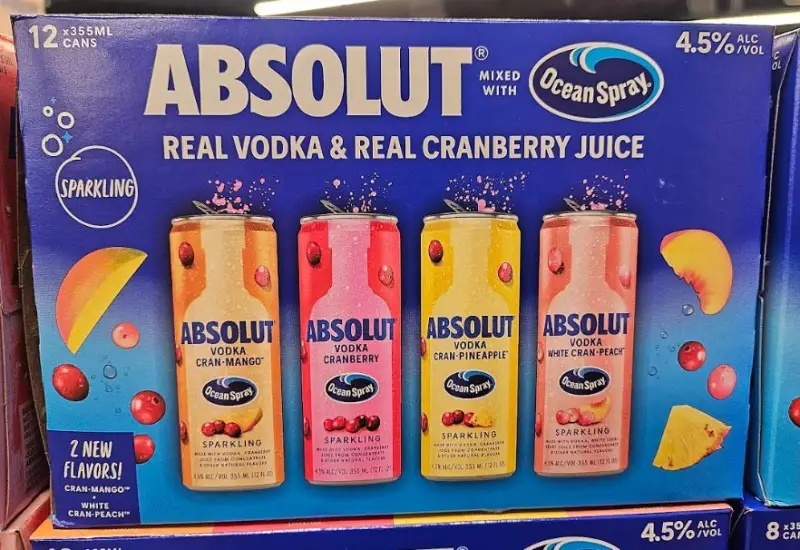 Absolut X Ocean Spray 12-Pack 12 x 355ml