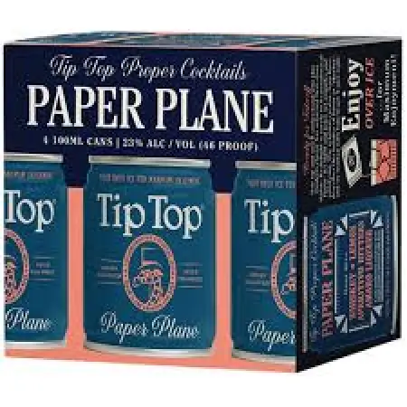 Tip Top Paper Plane 4Pk 100ml