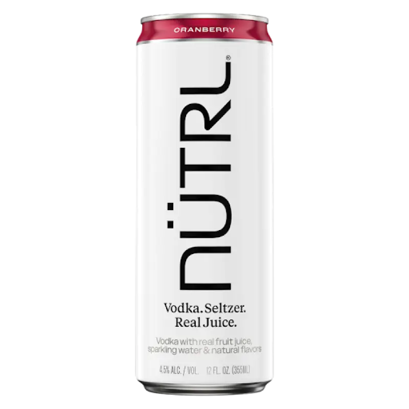 NÜTRL Cranberry Vodka Seltzer 4pk 12oz Cans