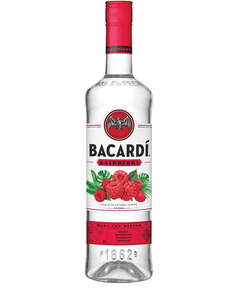 Bacardi Raspberry Flavored Rum 1L