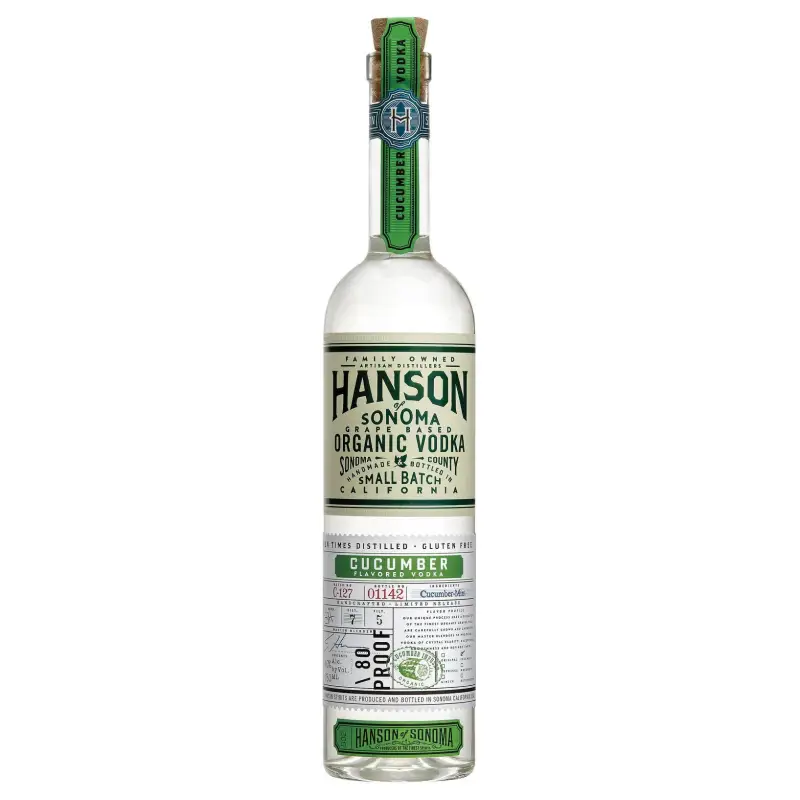 Hanson of Sonoma Organic Cucumber Vodka 750ml