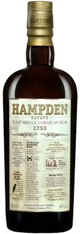 Hampden Estate 1753 Pure Single Jamaican Rum 750ml