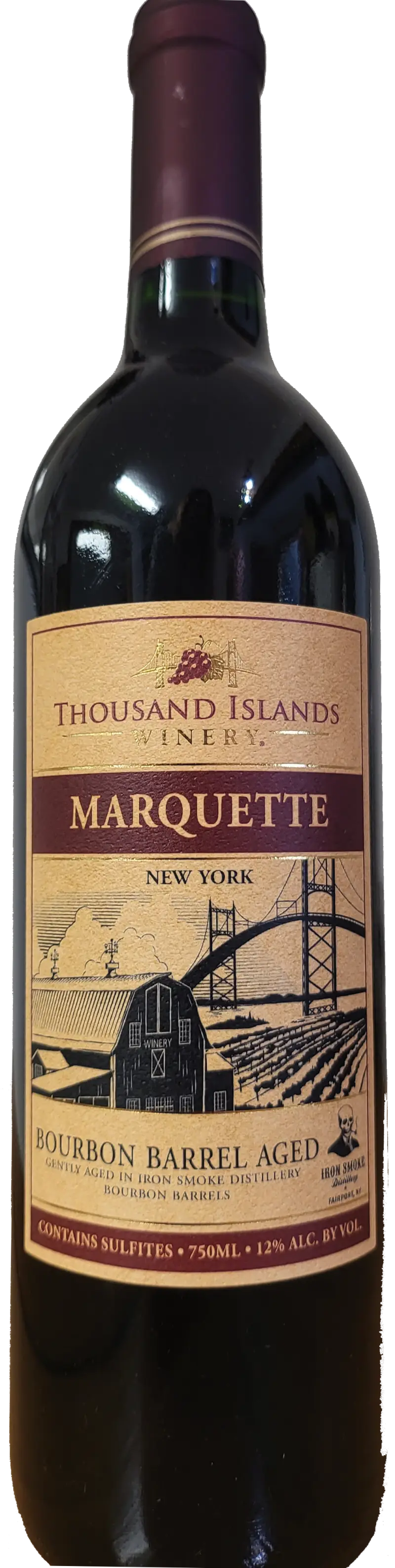 Thousand Islands Winery Marquette Bourbon Barrel Aged 750ml