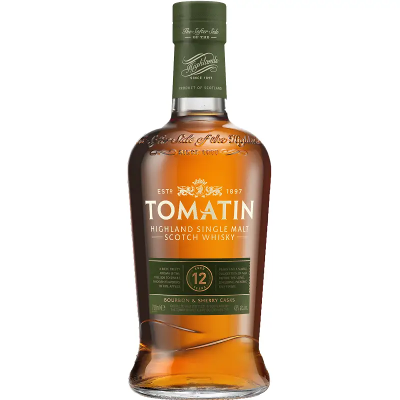 Tomatin 12 Year Old Single Malt Scotch Whisky 750ml