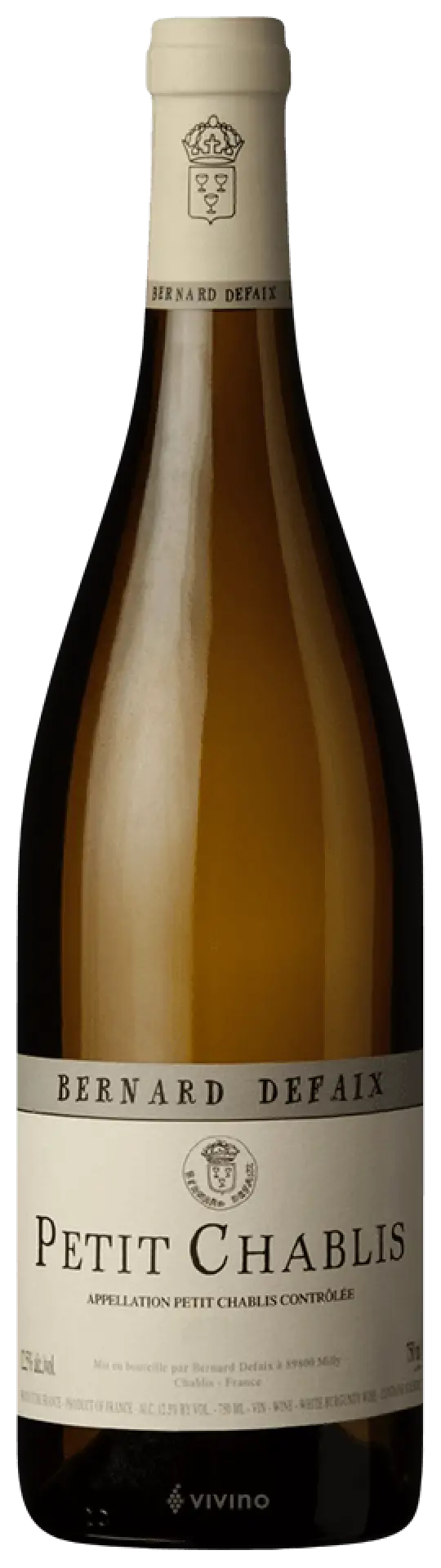 Domaine Bernard Defaix Petit Chablis 750ml