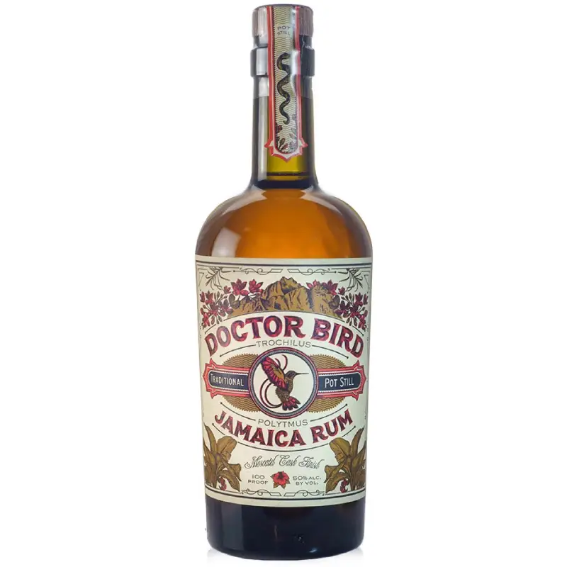 Two James Doctor Bird Jamaican Rum 750ml