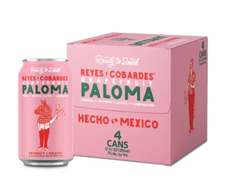 Reyes y Cobardes Paloma 4-Pack 12oz Cans