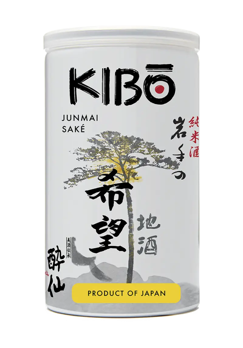 Kibo Sake Junmai Can 180ml
