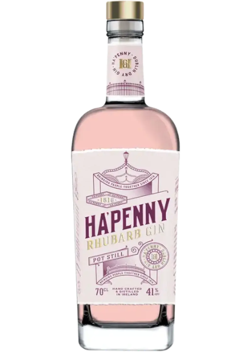 Ha'Penny Rhubarb Gin 750ml