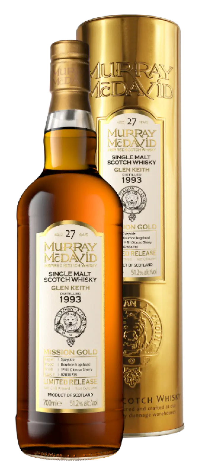 Murray McDavid Glen Keith 27 Year Old 750ml