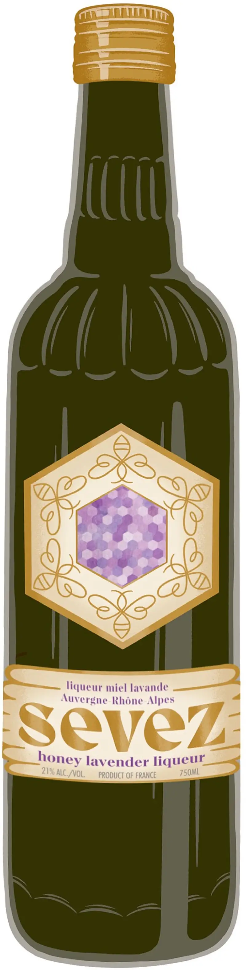 Sevez Honey Lavender Liqueur 750ml