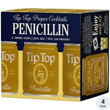 Tip Top Proper Cocktails Penicillin 4Pk 4 x 100ml