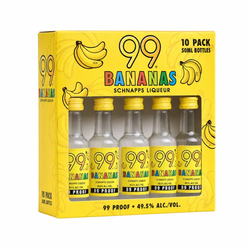 99 Bananas Schnapps 10 x 50ml