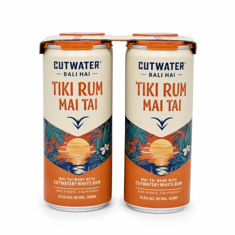 Cutwater Bali Hai Tiki Rum Mai Tai 4pk 12oz Cans