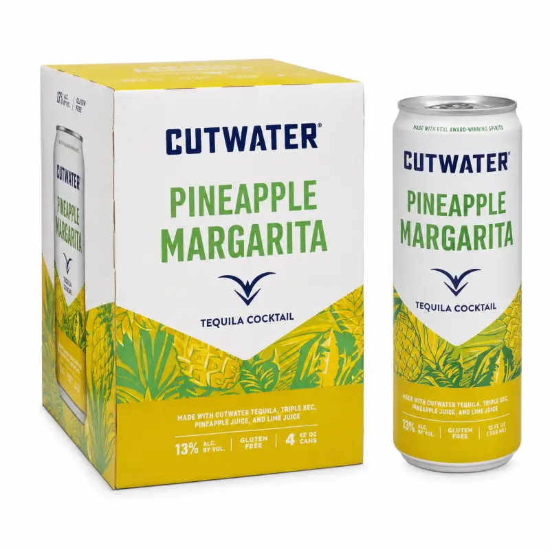 Cutwater Pineapple Margarita 4pk 12oz Cans