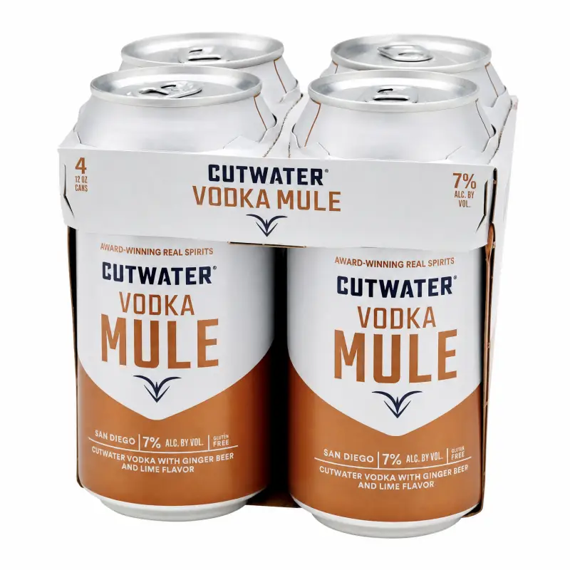 Cutwater Vodka Mule 4pk 12oz Cans