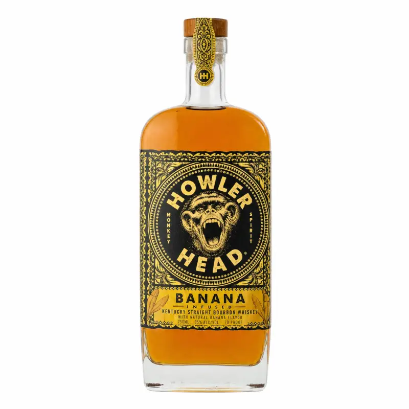 Howler Head Banana Infused Kentucky Straight Bourbon Whiskey 750ml