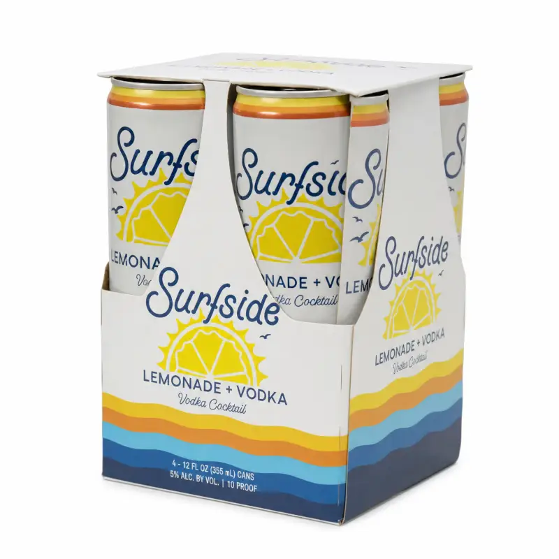 Surfside Lemonade + Vodka 4pk 12oz Cans