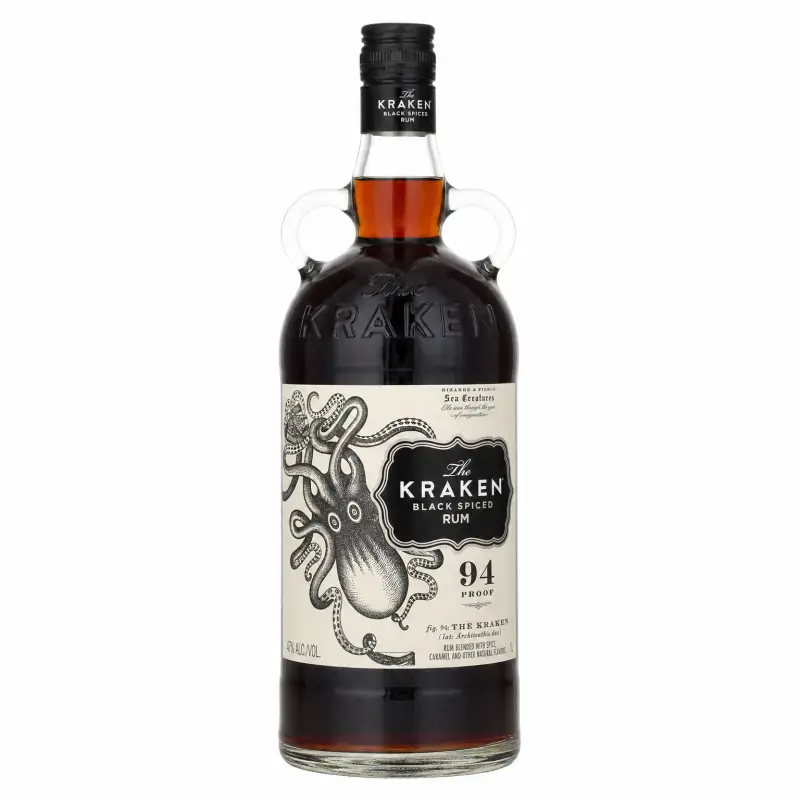 The Kraken Black Spiced Rum 94 Proof 1L