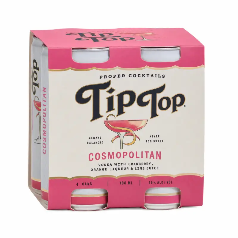 Tip Top Proper Cocktails Cosmopolitan 4 x 100ml
