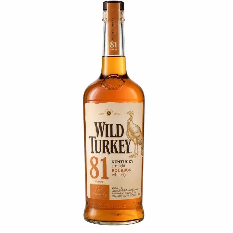 Wild Turkey 81 Kentucky Straight Bourbon Whiskey 750ml