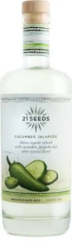 21 Seeds Cucumber Jalapeño Infused Blanco Tequila 750ml