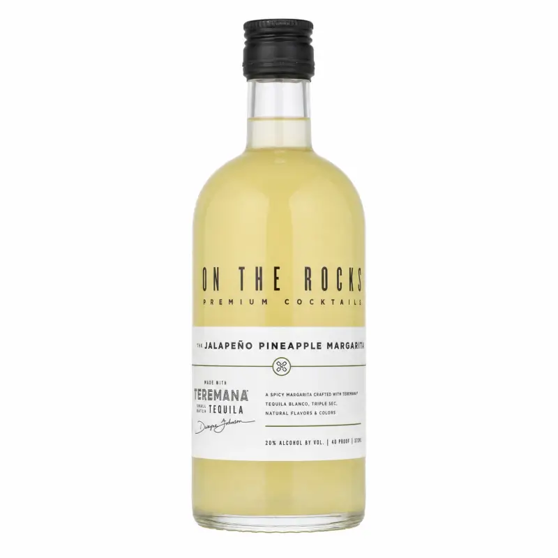 On The Rocks The Jalapeño Pineapple Margarita 375ml