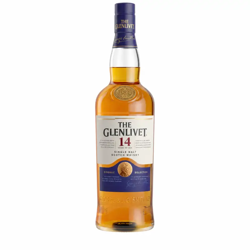 The Glenlivet 14 Year Old Single Malt Scotch Whisky 750ml