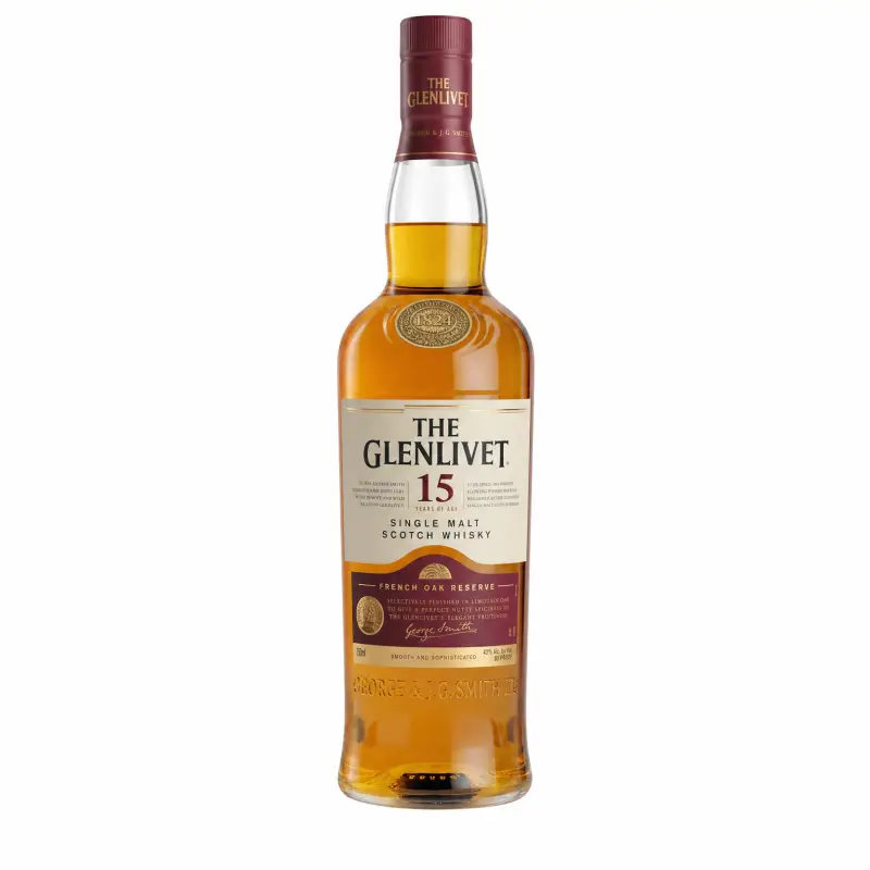 The Glenlivet 15 Year Old French Oak Reserve Single Malt Scotch Whisky 750ml
