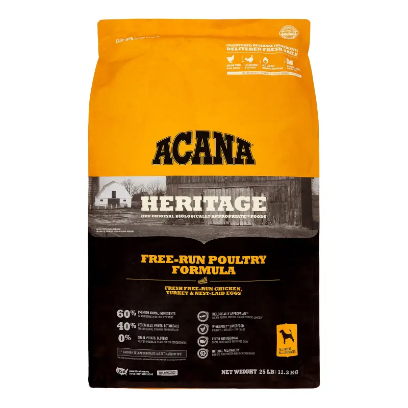 Ac Dog Heritage Poultry 25#