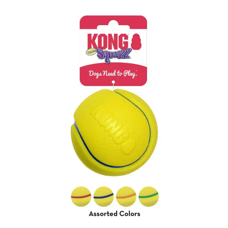 Kong Squeez Tennis Bulk Lg