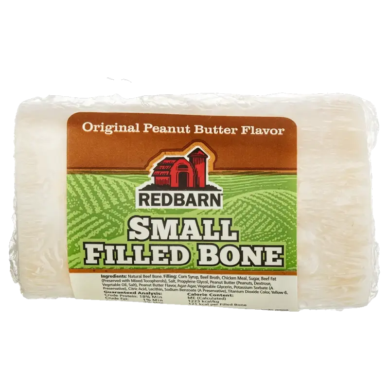 Red Barn Small Filled Bone PB