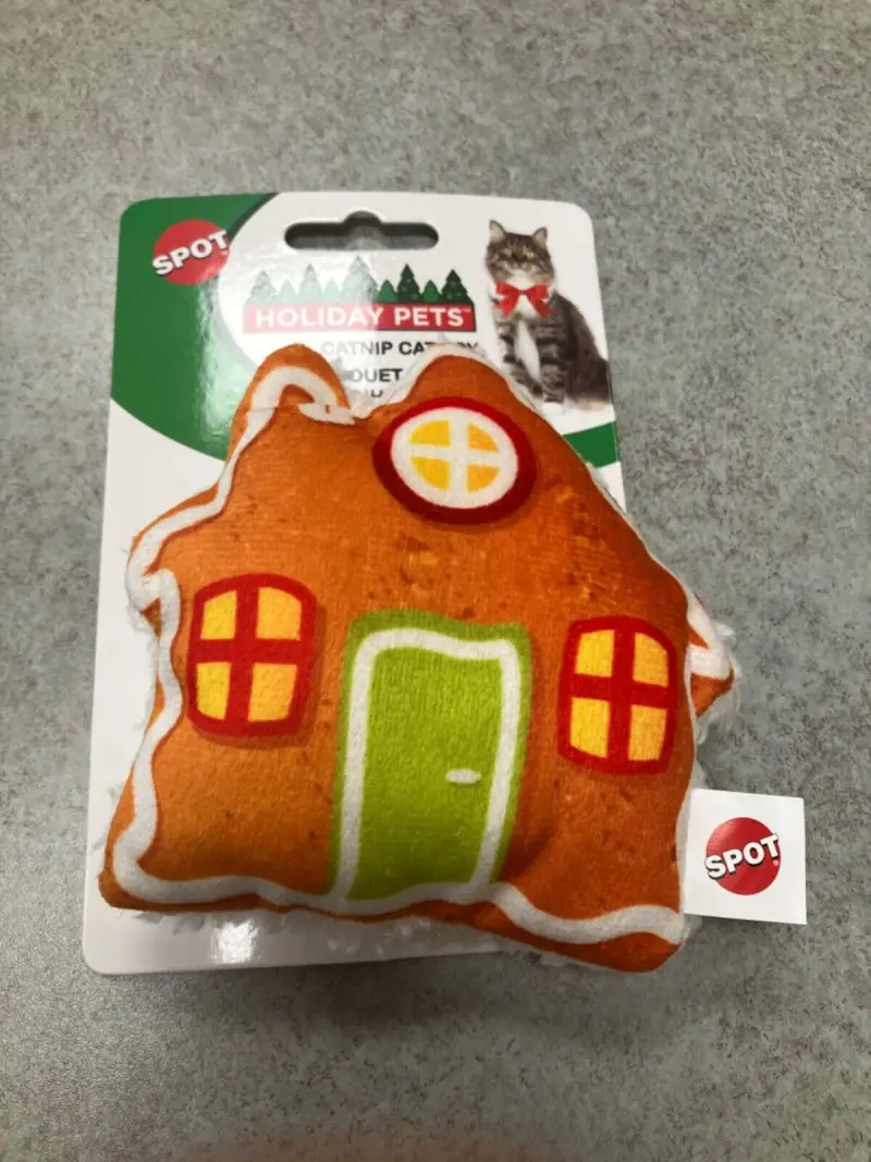 Eth Holiday Cat GingerbreadToy