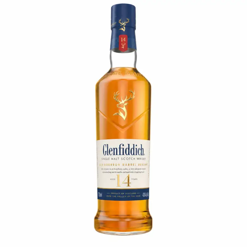 Glenfiddich 14 Year Old Bourbon Barrel Reserve Single Malt Scotch Whisky 750ml