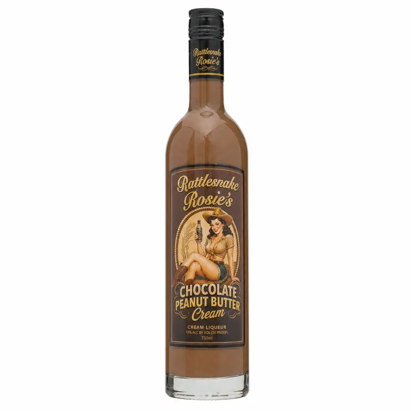 Rattlesnake Rosie's Chocolate Peanut Butter Cream 750ml