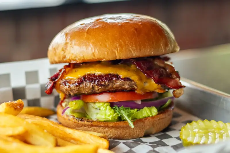Rowdy Reuben Burger