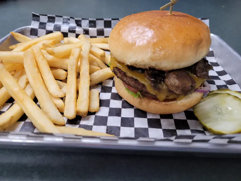 Rowdy Reuben Burger