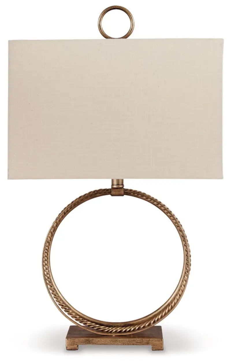 Mahala - Metal Table Lamp  - Antique Gold Finish