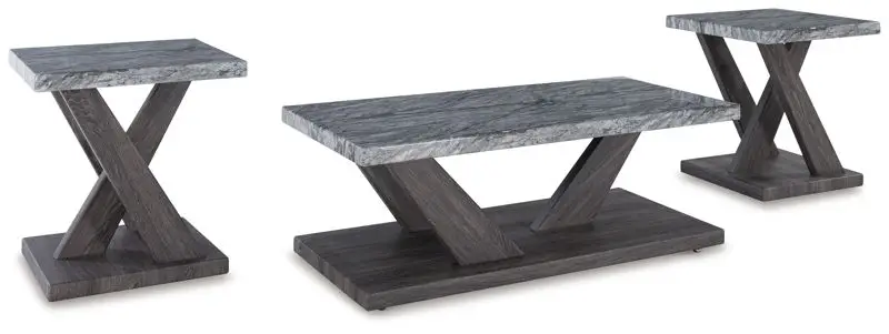 Bensonale - Occasional Table Set (Set of 3) - Brown / Gray