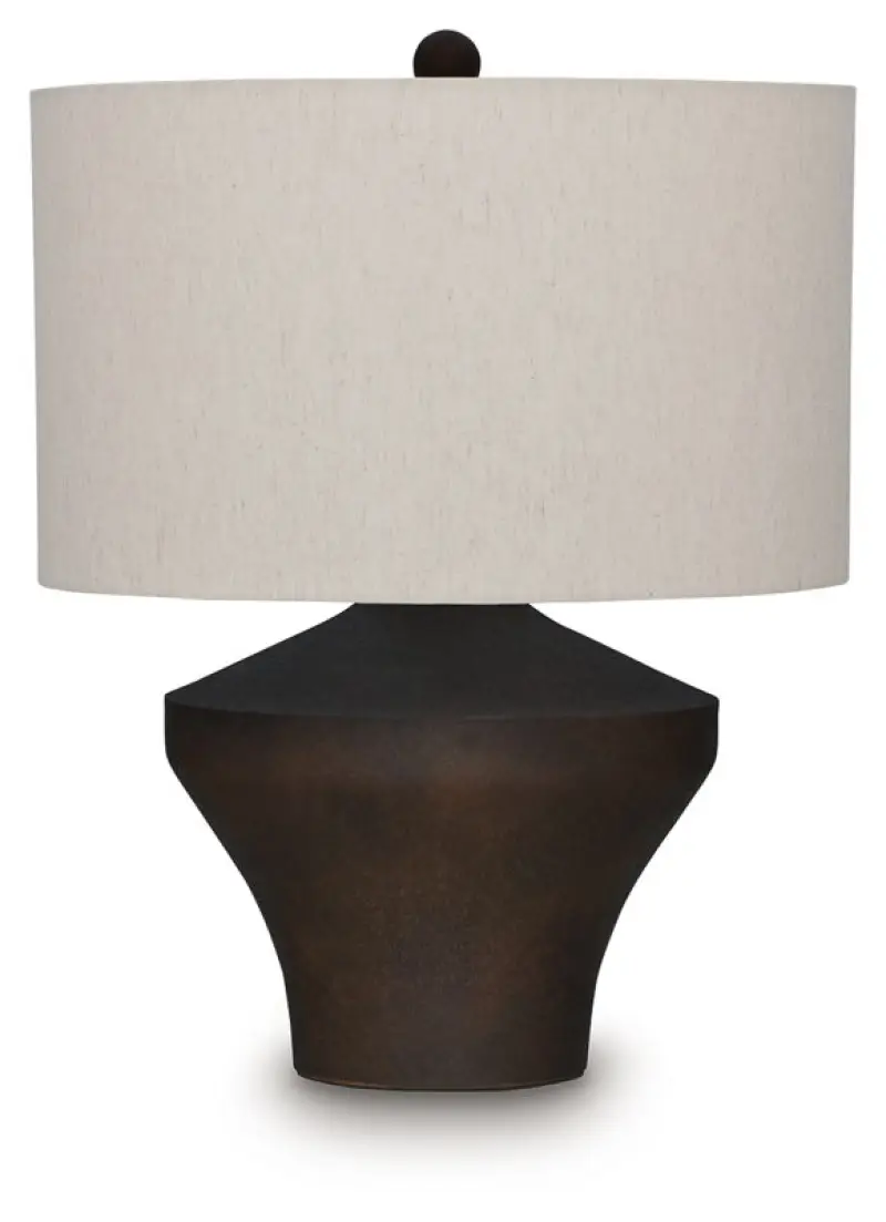 Dolanham - Metal Table Lamp - Distressed Brown