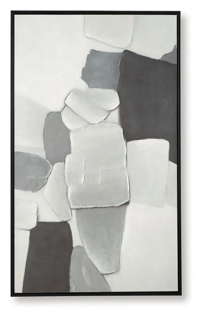 Adilson - Wall Art - White / Gray / Black