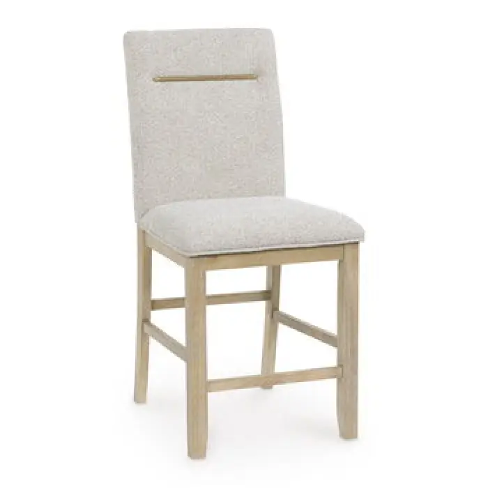 Lasinger - Upholstered Barstool (Set of 2) - Light Brown