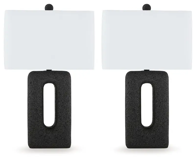 Wimmings - Poly Table Lamp (Set of 2) - Black
