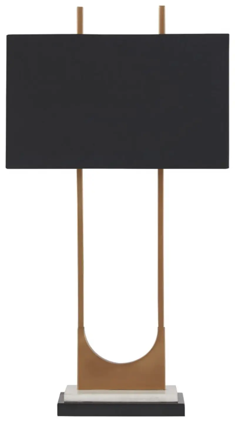 Malana - Metal Table Lamp  - Brass Finish