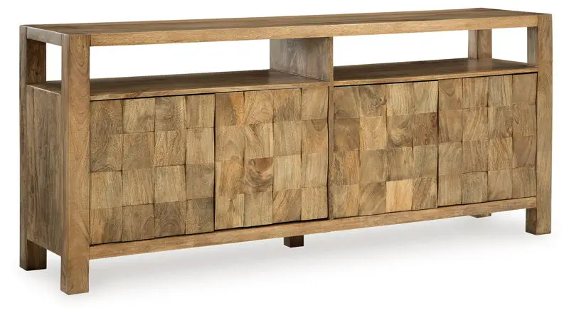 Hudwick - Accent Cabinet - Natural Brown
