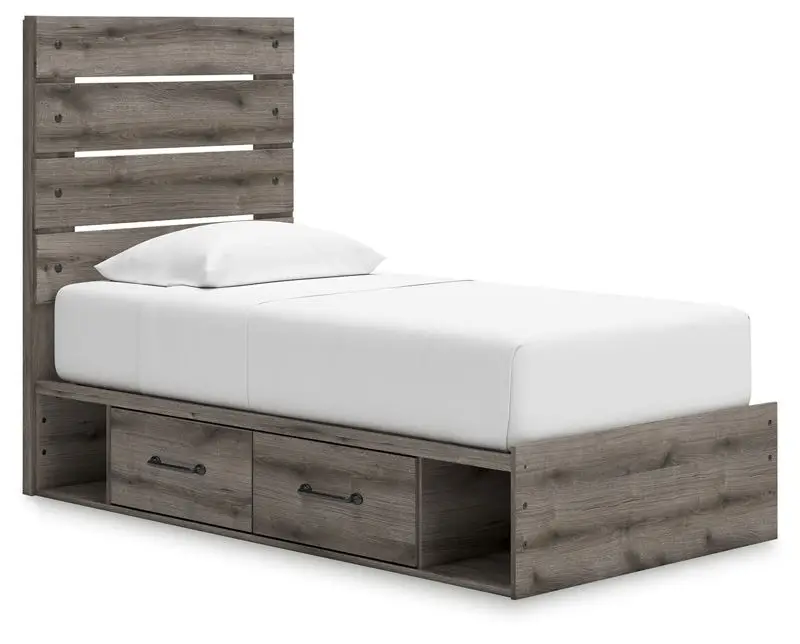 Graystorm - Panel Storage Bed