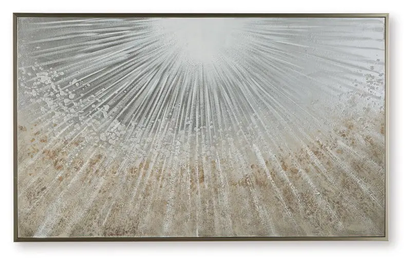 Waldard - Wall Art - Gray / Taupe / White