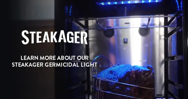 Learn More About Our SteakAger Germicidal Light